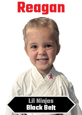 Reagan Douglas - Lil Ninja Blackbelt 3-5 Year old karate