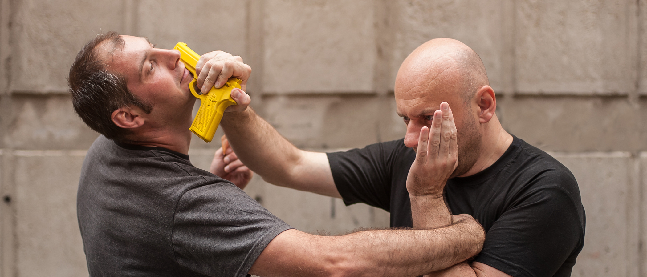 Self defense techniques against a gun